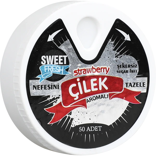 Çilek Aromalı Tablet Şekerleme küçük görsel